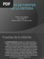 Tipos de Fuentes de La Historia