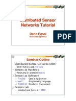 Distributed Sensor Networks Tutorial, Dario Rossi 1