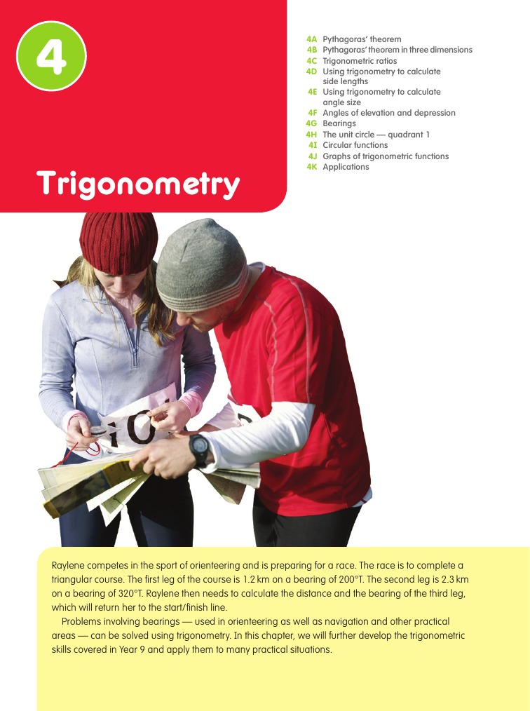 Orienteering Race Trigonometry Guide | PDF | Trigonometric Functions | Sine