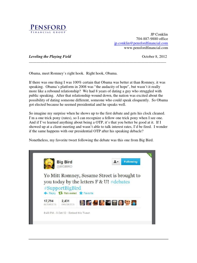 The Pensford Letter - 10.8.12 | PDF | Swap (Finance) | Libor