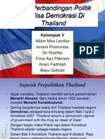 Analisa Politik Demokrasi Di Thailand