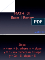 Math131 Exam 1