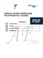 FR-AF740-EC - Installation Guideline IB (NA) - 0600267-B (05.06)