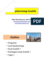 Studi Epidemiologi Analitik - DIII SMT 3 TA 2012-2013