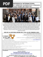 Conferencia Internacional Solidaridad 2013