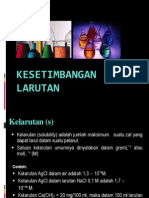 F 8884 Kesetimbangan-Larutan