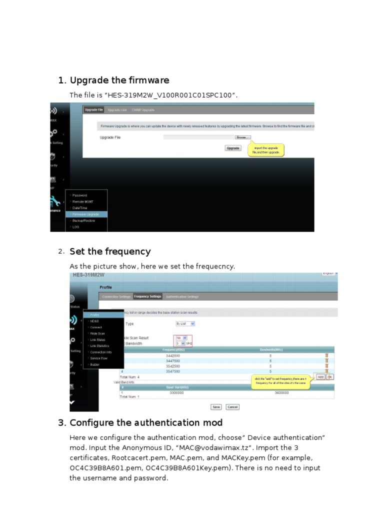 CPE Configurtaion Notes | PDF