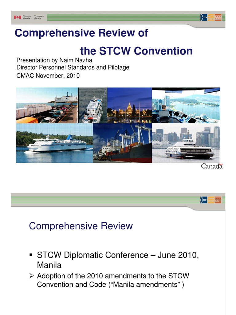 Comprehensive Review of STCW-Slide Presentation-English | PDF