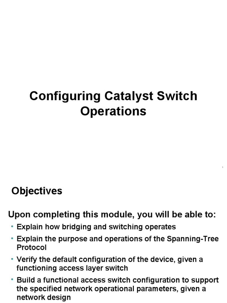 Catalyst Switch Configuration Guide | PDF | Network Switch | Ethernet