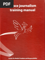 Download Peace Journalism Training Manual by Center for Media Freedom  Responsibility SN109327841 doc pdf
