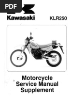 Manual gratis de klr 250 parts