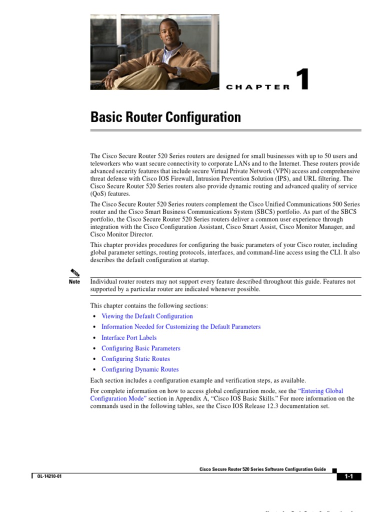 Router Configuration | PDF | Router (Computing) | Ip Address