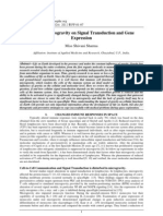 Effect of Microgravity On Signal Transduction and Gene Expression