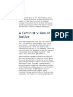 A Feminist Vision of Justice