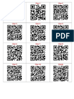 Student QR Codes Handout