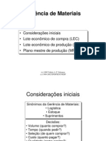 Planejamento e Controle da Produção