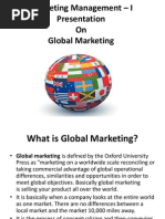 Marketing Management – I Presentation