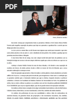 Palavras gentis do Zé Nobre