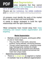 Segmentation Targeting Positioning