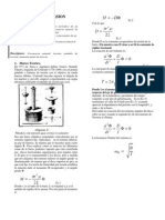 Frecuencia natural péndulo de torsión