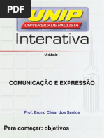 Comunicação e expressão I