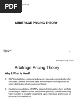 Arbitrage+Pricing+Theory