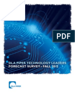 DLA Piper Tech Leaders Forecast Survey, October 2012