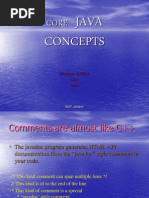 Core Java Concepts