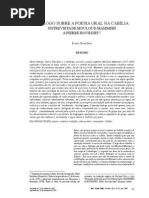 Diálogo sobre a poesia oral na Cabília