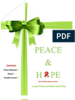 Hope For The Holidays Bazaar Packet