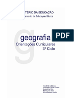 Orientações Curriculares para Geografia no 3º Ciclo