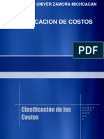 Clasificacion de Costos