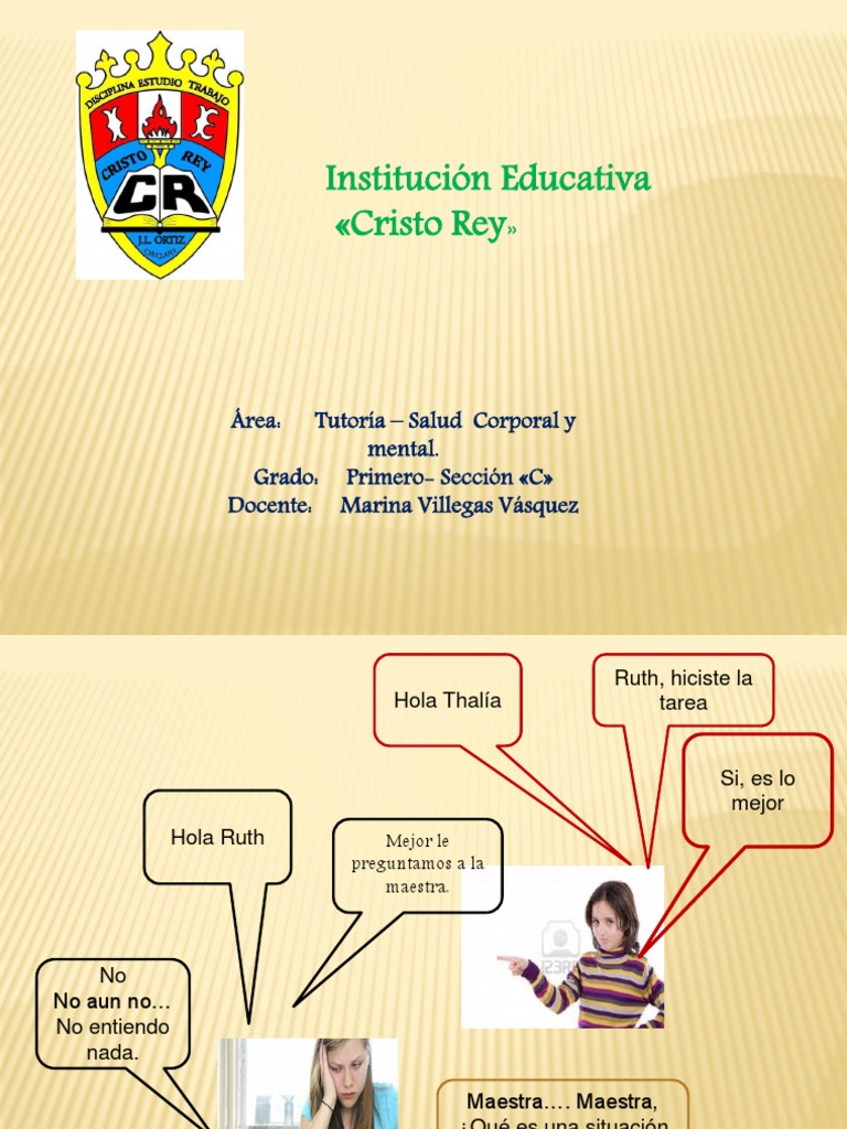 Aprendiendo a Reconocer Situaciones de Riesgo