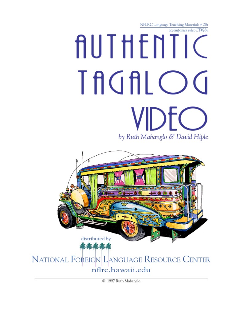 Authentic Tagalog Video | PDF