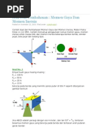 Soal Dan Pembahasan Momen Gaya Dan Momen Inersia