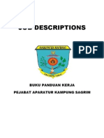 Job Descriptions Buku Panduan Kerja Aparatur Kampung Sagrim