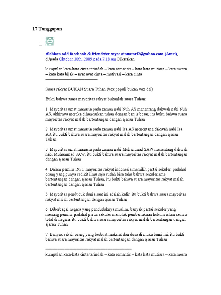 17 Tanggapan Oktober 30th 17 Tanggapan Oktober 30th