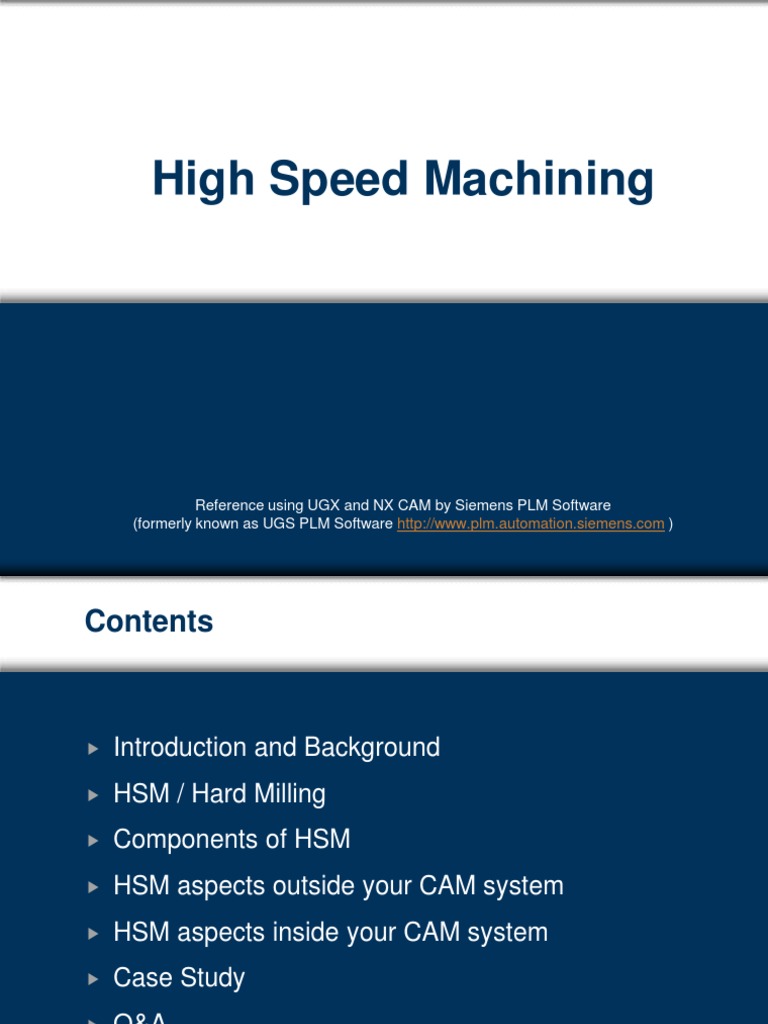 05 High Speed Machining Machining Industries