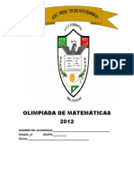 Olimpiada de Matematicas 2012