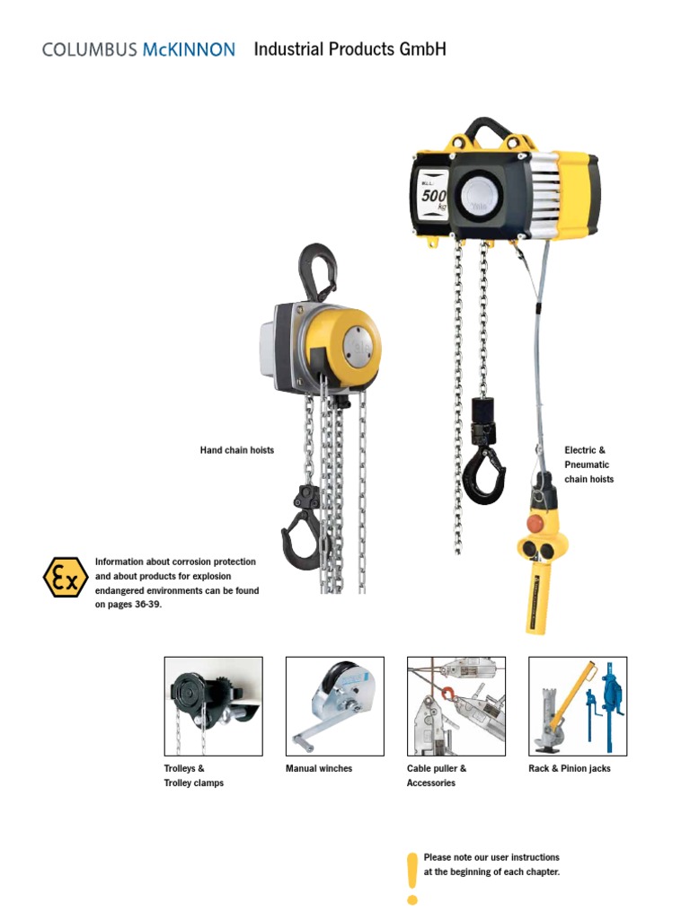 CMCO Catalog Cosmo Petra Safe Lifting Solutions Hoisting
