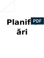 Planificari