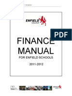 Enfield Schools Finance Manual 2011-12