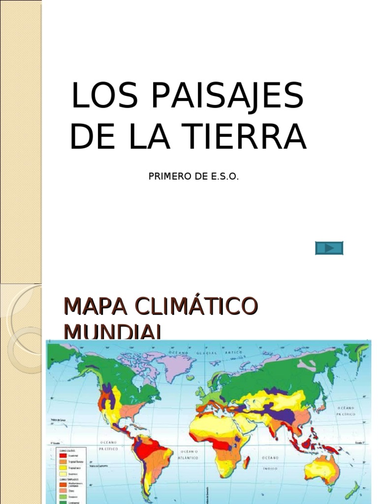 Mapas Climáticos y Paisajes Terrestres | PDF | Desierto | Clima