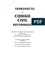 Anteproyecto Codigo Civil Dominicano