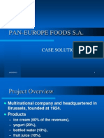 PAN-EUROPE FOODS S.A. CASE STUDY