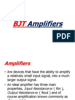 BJT Amplifiers