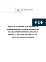 Informe CEAJ Sobre Enmiendas Al Proyecto de Tasas Judiciales.