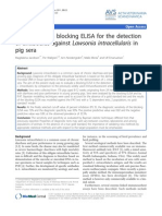 Evaluation of A Blocking ELISA For The Detection of Antibodies Against Lawsonia Intracellularis in Pig Sera
