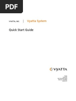 Quick Start Guide: Vyatta System