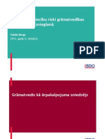 Valdis Bergs: Līgumisko Attiecību Riski Grāmatvedības Pakalpojumu Sniegšanā